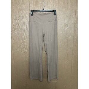 Prana Luxara Rib Flare‎ Cropped Leggings Carob Size Medium Ribbed Casual Light